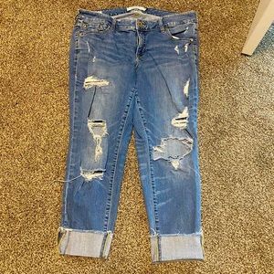 Torrid Boyfriend Crop Jeans - Size 12